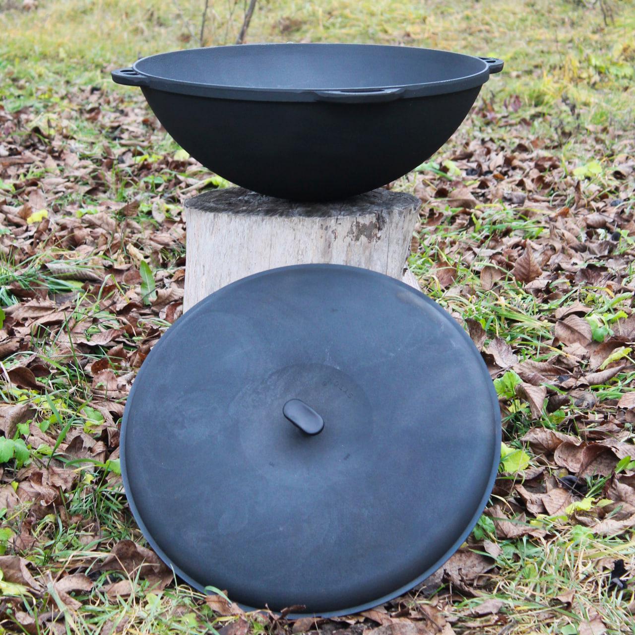 Котел чавунний азіатський з кришкою 22 л (23163004) - фото 6 Котел чавунний азіатський з кришкою 22 л (23163004) - фото 6