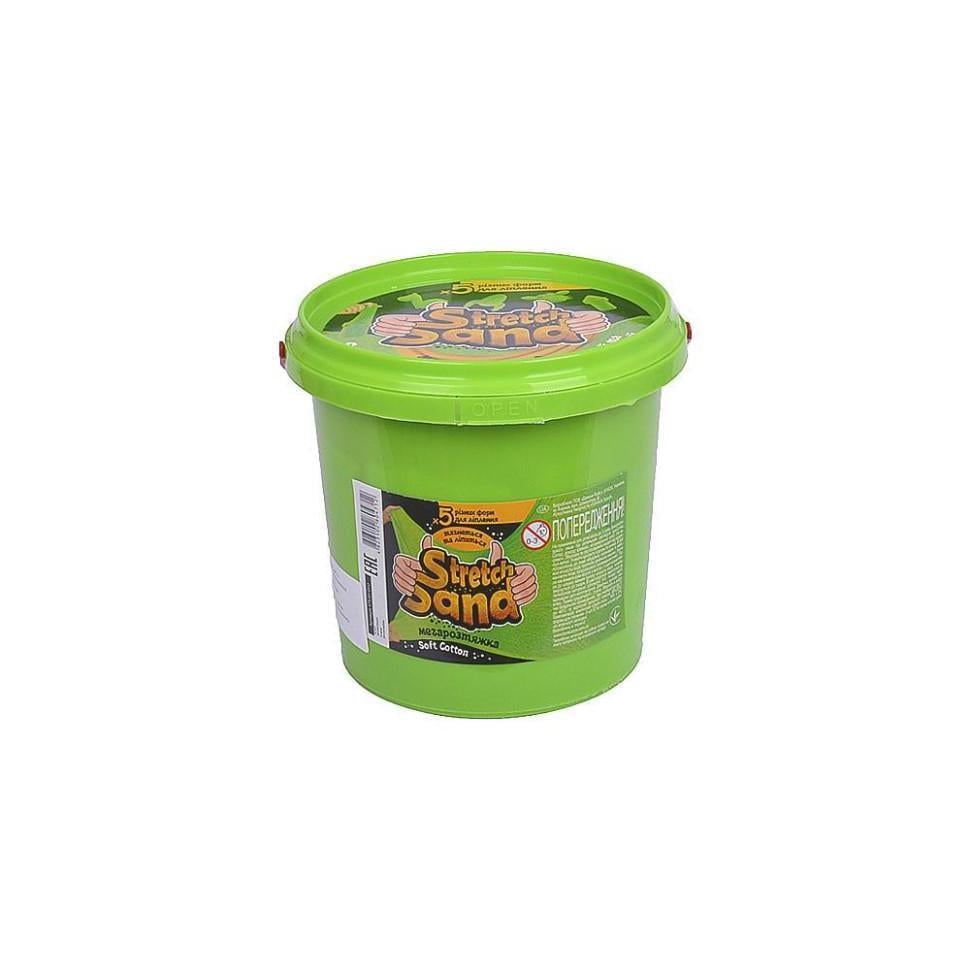 Креативна творчість Danko Toys Stretch Sand STS-01-01U 700 г Зелений (RLT33062s43681)