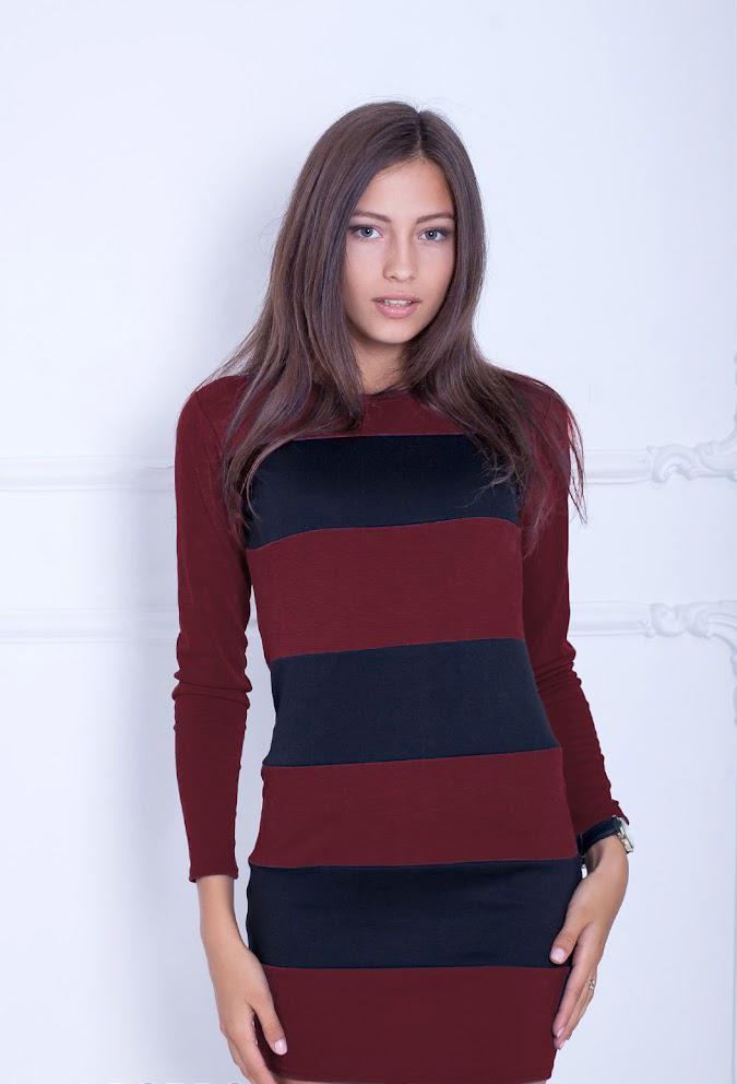 Платье женское Podium Campi 9847-BORDO S Бордовый