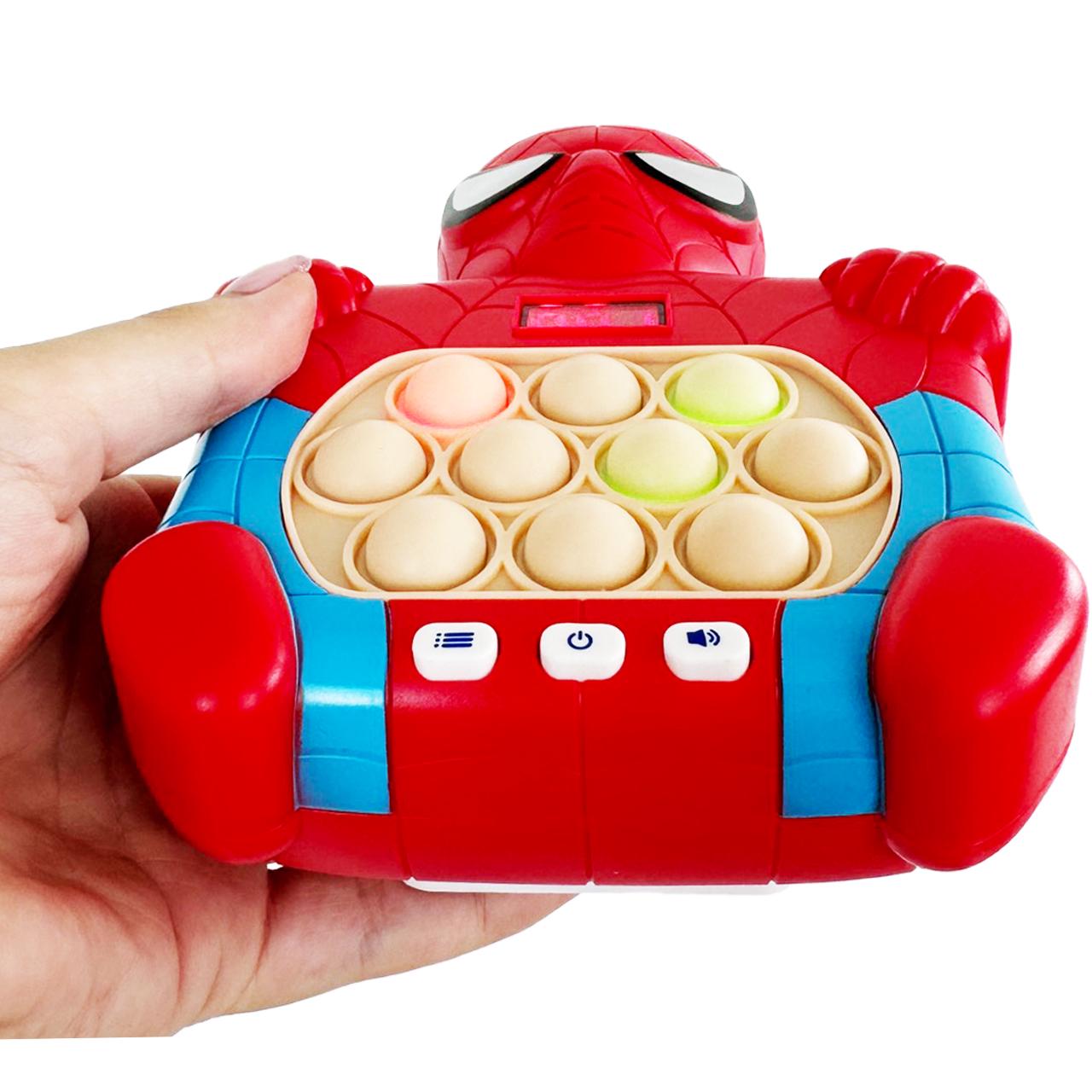 Интерактивная игрушка Quick Push Game Pop It 999 уровней Spiderman Full (20378352) - фото 4