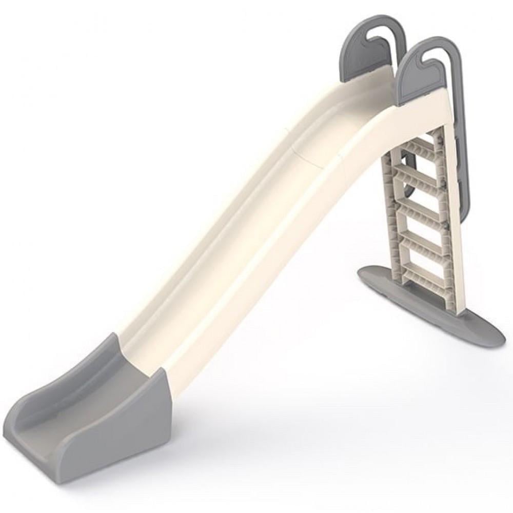 Дитяча гірка з ручками Doloni 014550/17 пластикова 114x47x240 см Бежево-сірий (150-7-014550/17)