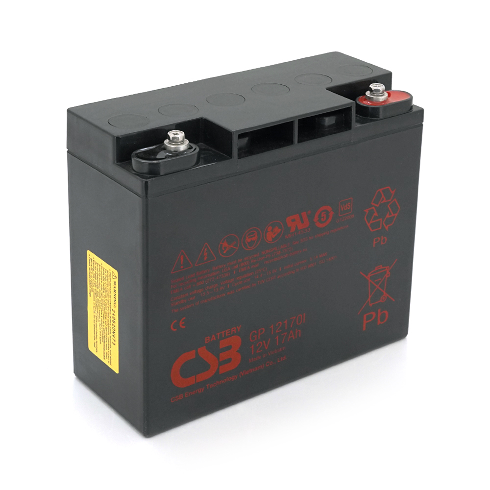 Аккумулятор CSB GP12170I 12V 17 Ah 181х77х167 мм М5 для ИБП/солнечных батарей (38365) Аккумулятор CSB GP12170I 12V 17 Ah 181х77х167 мм М5 для ИБП/солнечных батарей (38365)