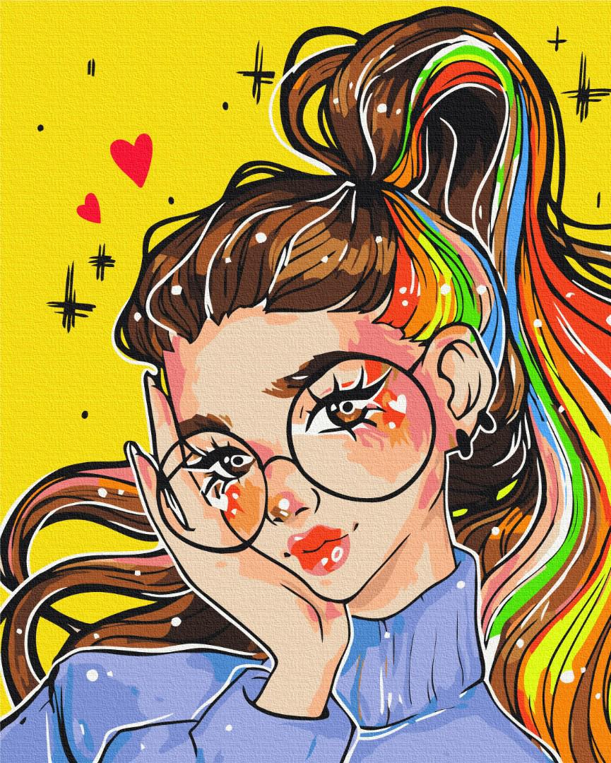 Картина по номерам Brushme Яркий образ 48x60 см (BS53519L) Картина по номерам Brushme Яркий образ 48x60 см (BS53519L)