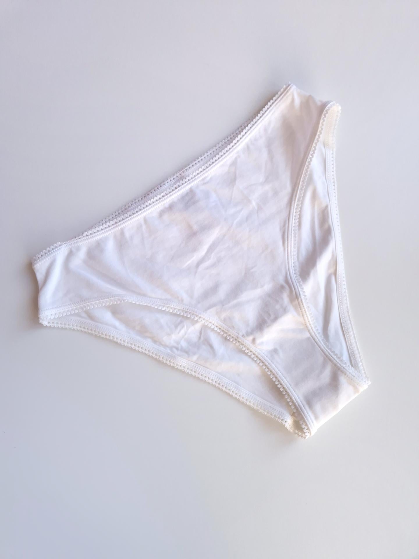 Трусики женские хлопковые однотонные Monkl 11275 XS Белый (ebd38f6b)