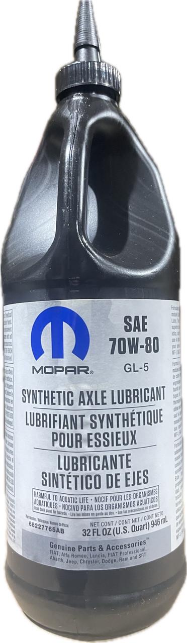 Масло Mopar Gear Oil 70W-80 GL-5 0,946 л (68227765AB)