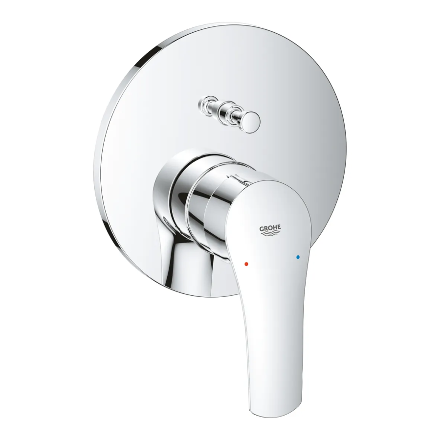 Смеситель скрытого монтажа на 2 потребителя Grohe Eurosmart Chrome (24043003)