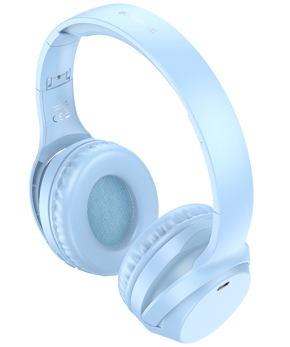 Наушники беспроводные Borofone BO26 Blue - фото 2