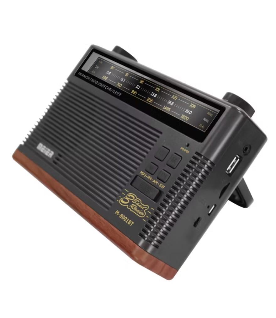 Радіоприймач Meier M 8001 на акумуляторі Чорний (24385396) - фото 2 Радіоприймач Meier M 8001 на акумуляторі Чорний (24385396) - фото 2