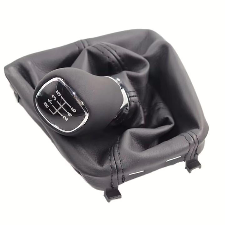 Ручка КПП с чехлом Skoda Superb 3T MKII 08-12 кожа FXSKD-27/6 (654633)