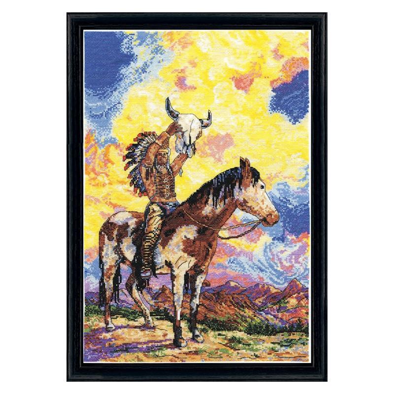 Набір для вишивки хрестиком Design Works 2927 Native American Sunset (19065)