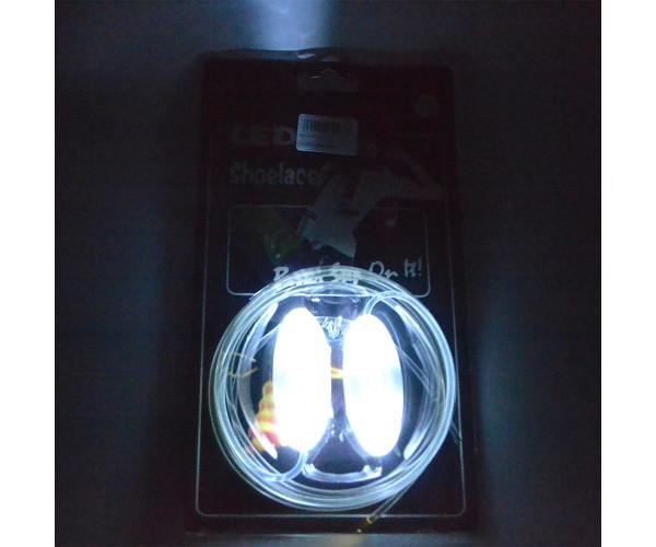 Шнурки світлодіодні круглі для взуття Білий (28342) - фото 2 Шнурки світлодіодні круглі для взуття Білий (28342) - фото 2