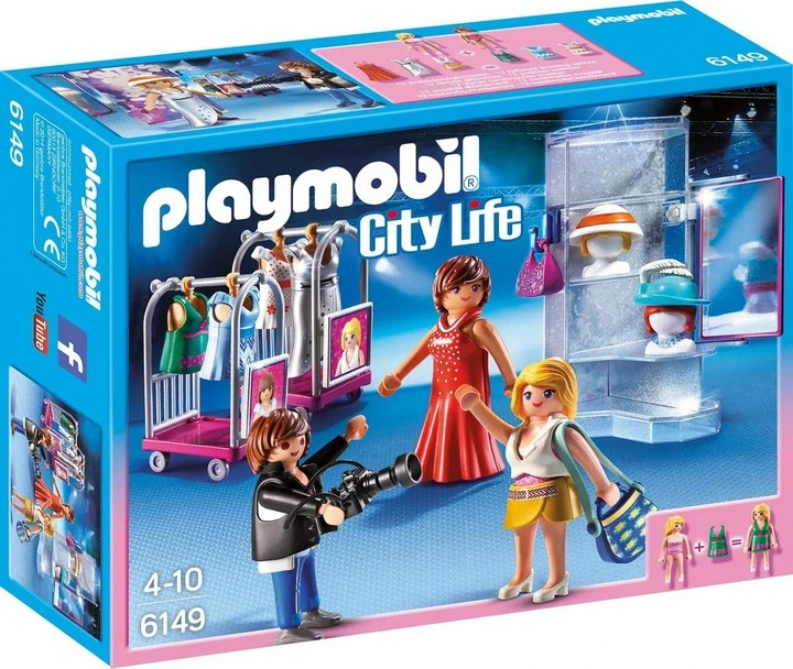 Набор Playmobil 6149 City Life Топ-модели с фотографом