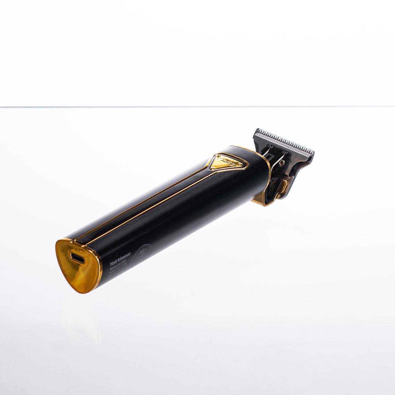 Триммер для стрижки волос VGR V-009 аккумуляторный 4 насадки Черный (7353) - фото 9
