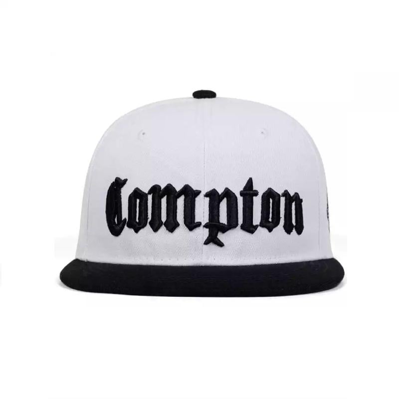 Кепка снепбек Compton с прямым козырьком унисекс Белый - фото 1