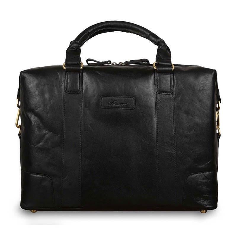 Сумка мужская Ashwood G34 с отделением для ноутбука 15,6" Черный (G34 BLACK)
