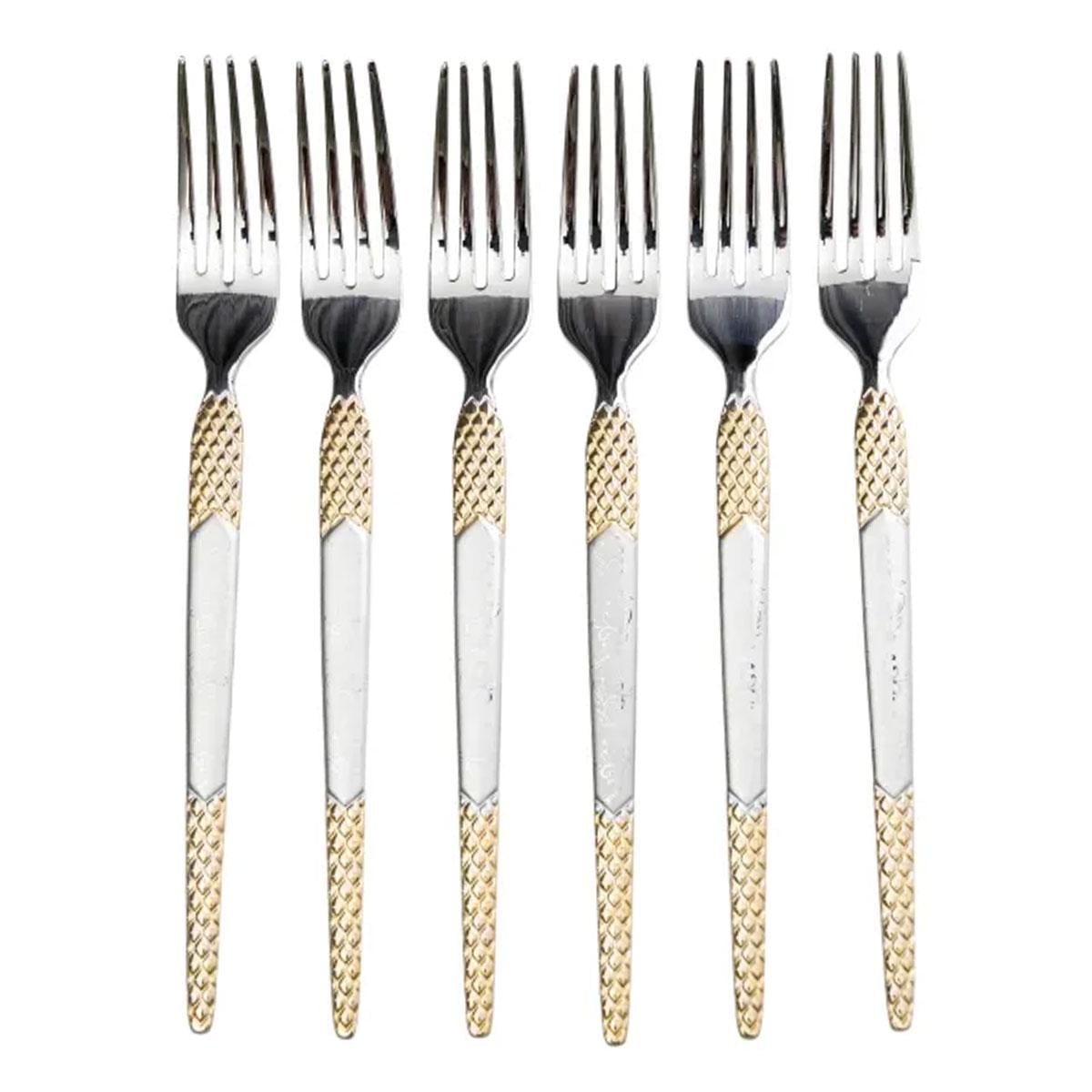 Набор десертных вилок из нержавеющей стали 6 штук (HP-20-40)