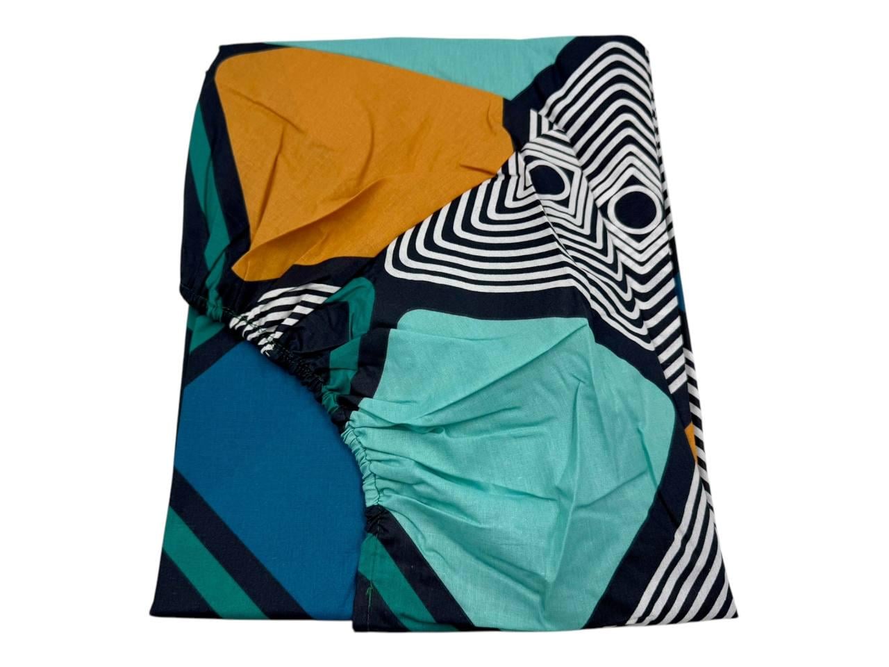 Простынь на резинке Neo patterns бязь 160х200 см (G-1904n/WP/x160)