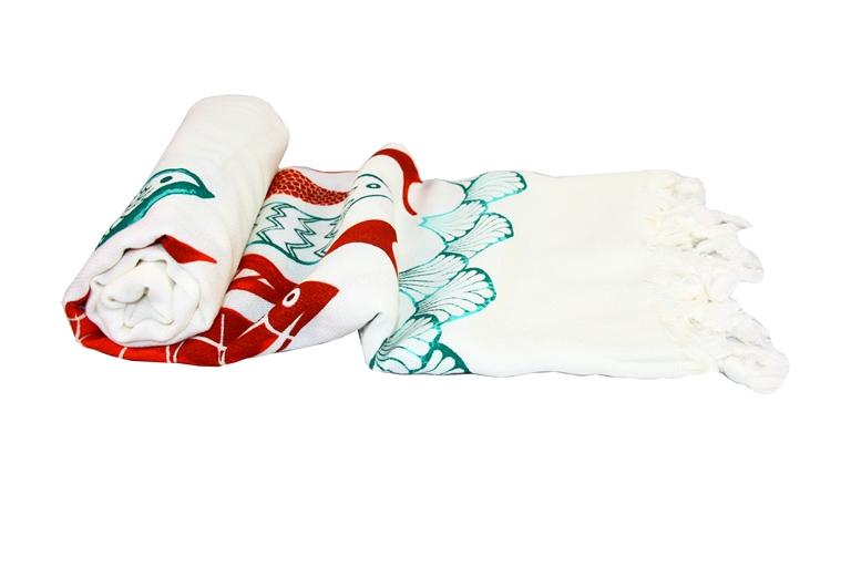 Рушник Bamboo Peshtemal 90х180 см Fish New - фото 1 Рушник Bamboo Peshtemal 90х180 см Fish New - фото 1