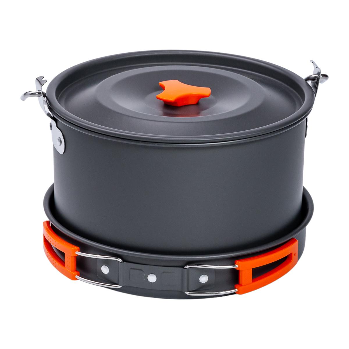 Набор туристической посуды 3 предмета из алюминия 21/18/22 см (HP39578C) - фото 2 Набор туристической посуды 3 предмета из алюминия 21/18/22 см (HP39578C) - фото 2