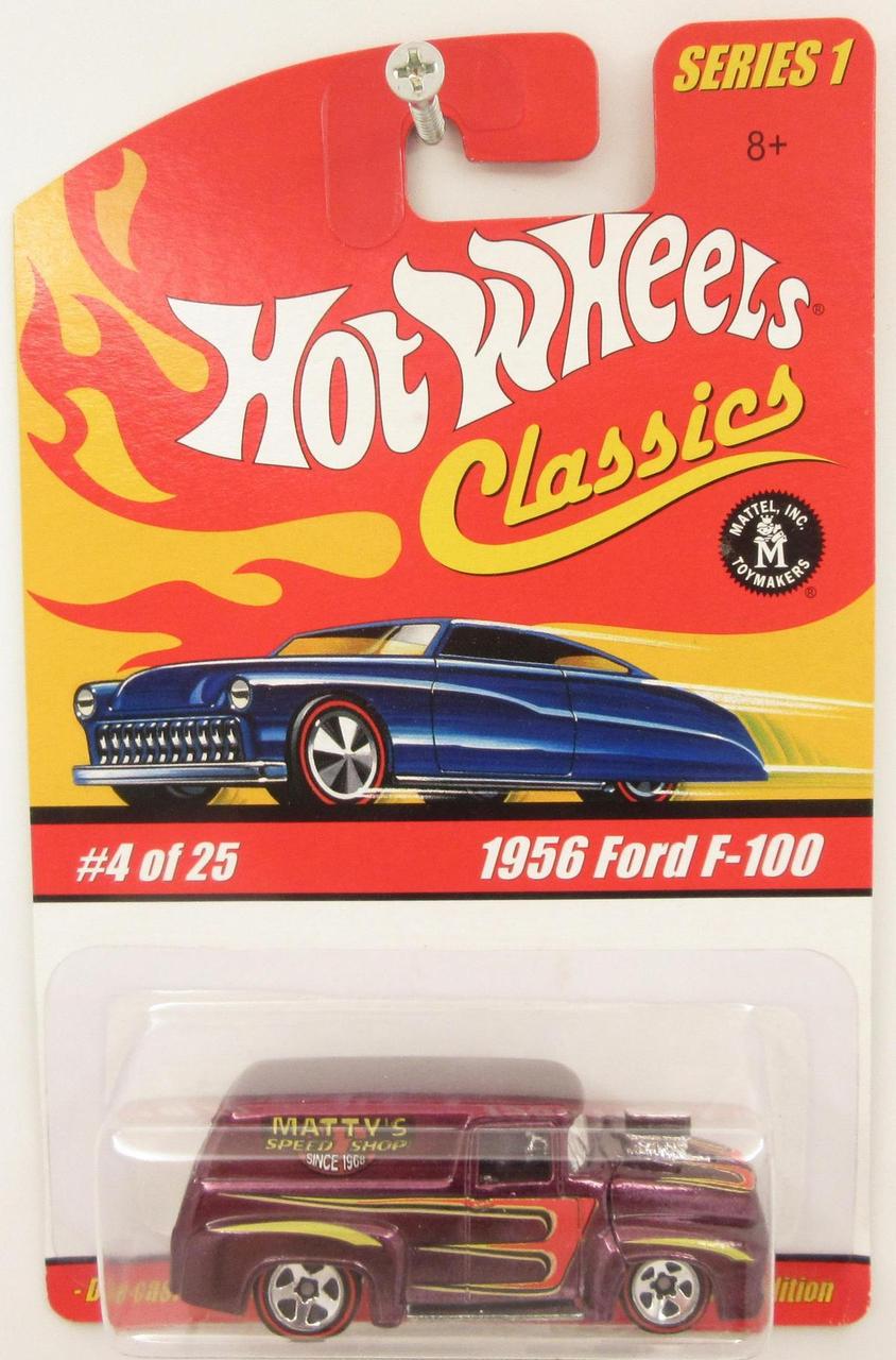 Игрушечная машинка Hot Wheels 1956 Ford F- 100 2005 Classics Series 1 04/25 Purple (H7069-p) Игрушечная машинка Hot Wheels 1956 Ford F- 100 2005 Classics Series 1 04/25 Purple (H7069-p)