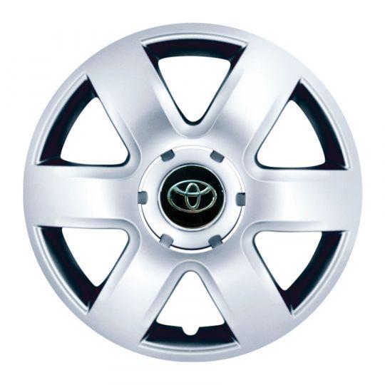 Автомобильные колпаки SKS 337 R15 с логотипом Toyota 4 шт. Серебристый Автомобильные колпаки SKS 337 R15 с логотипом Toyota 4 шт. Серебристый