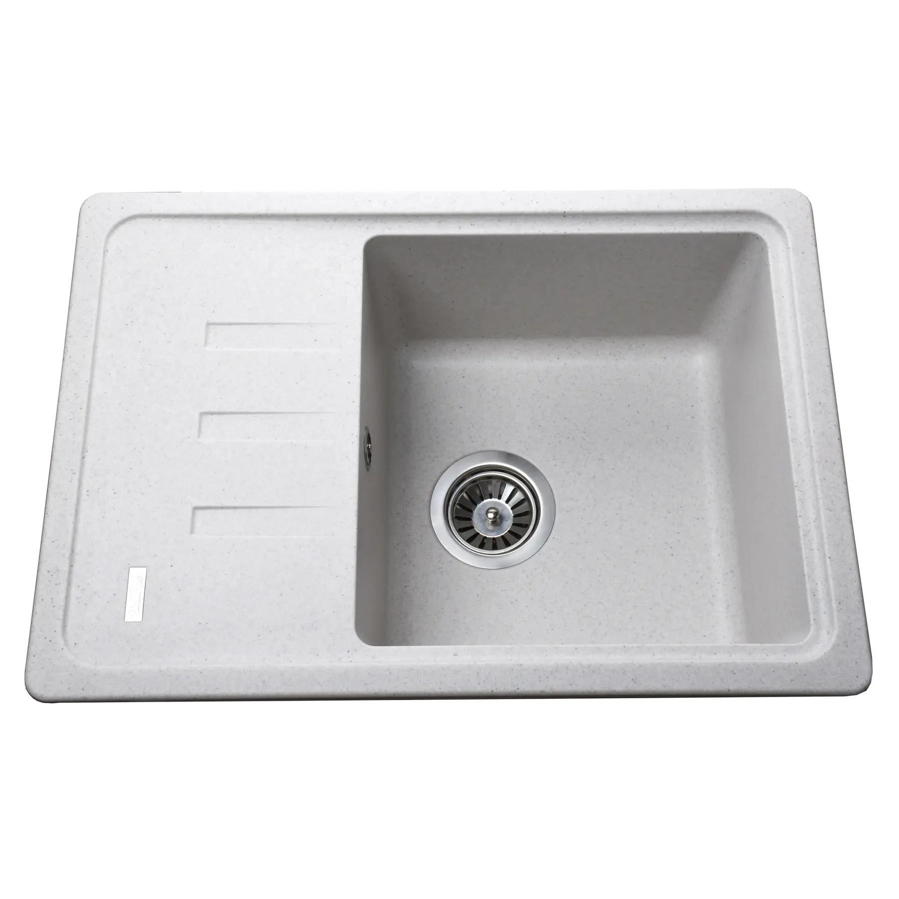 Мойка для кухни гранитная Globus Lux MONO 620х435 мм Жемчужный (14944506)