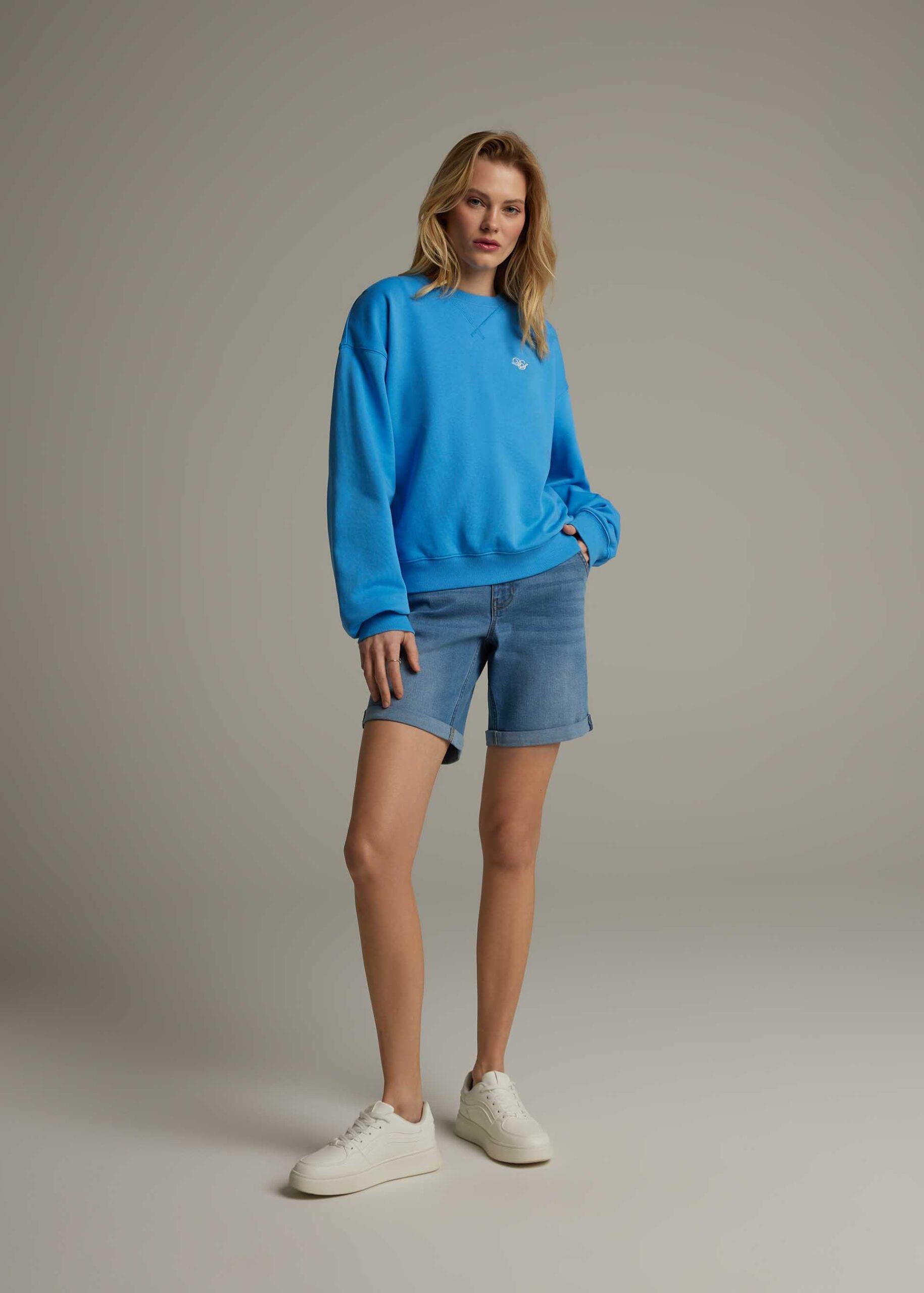 Шорти жіночі Diverse BOMNA джинсові M Світло-блакитний (5905384114556)