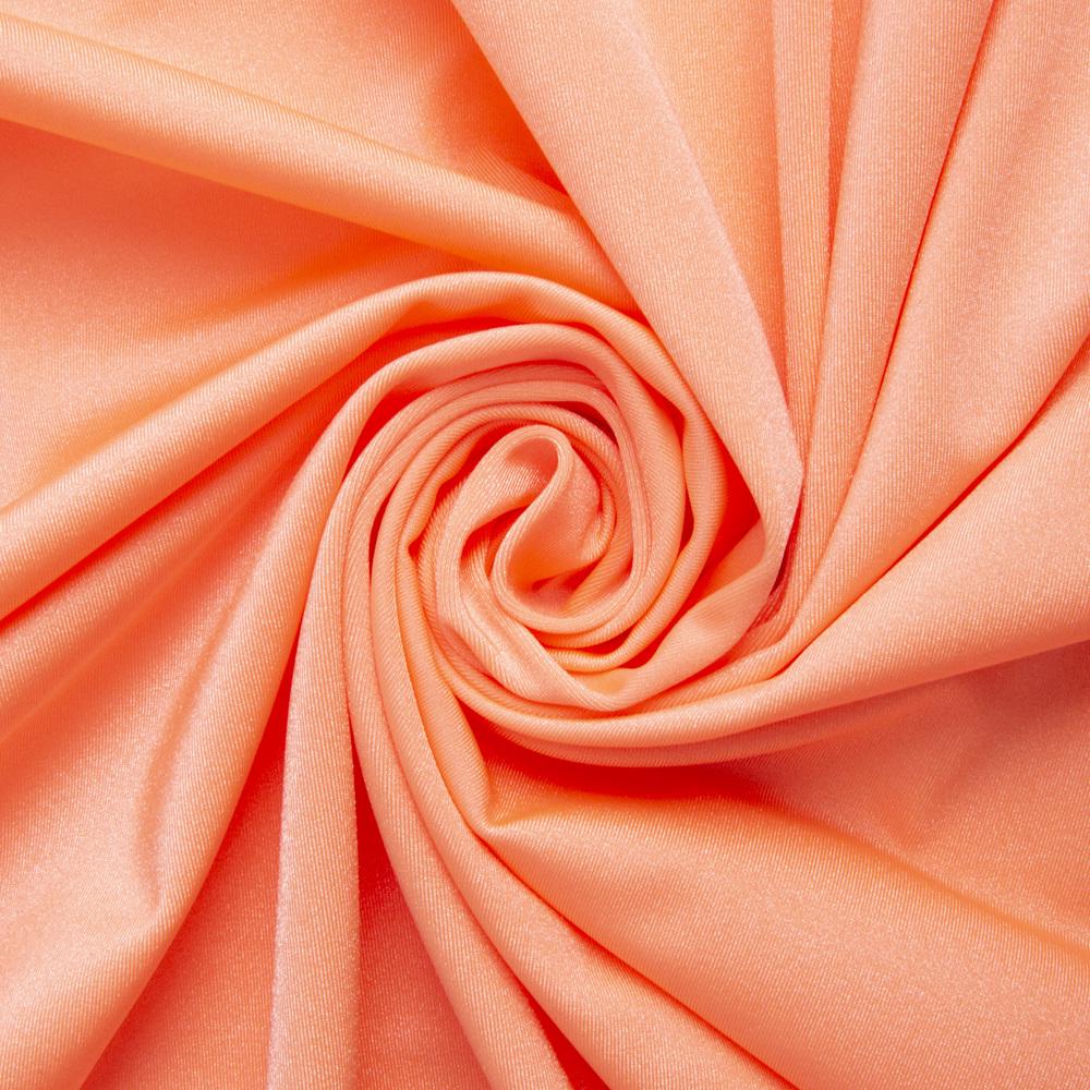 Ткань трикотаж Бифлекс блеск 217 гр/кв.м абрикос