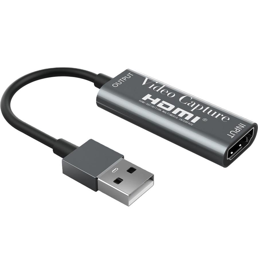 Пристрій відеозахоплення U&P VC10 Capture Card HDMI/USB 2.0 Grey (SSE-VC10-GY)