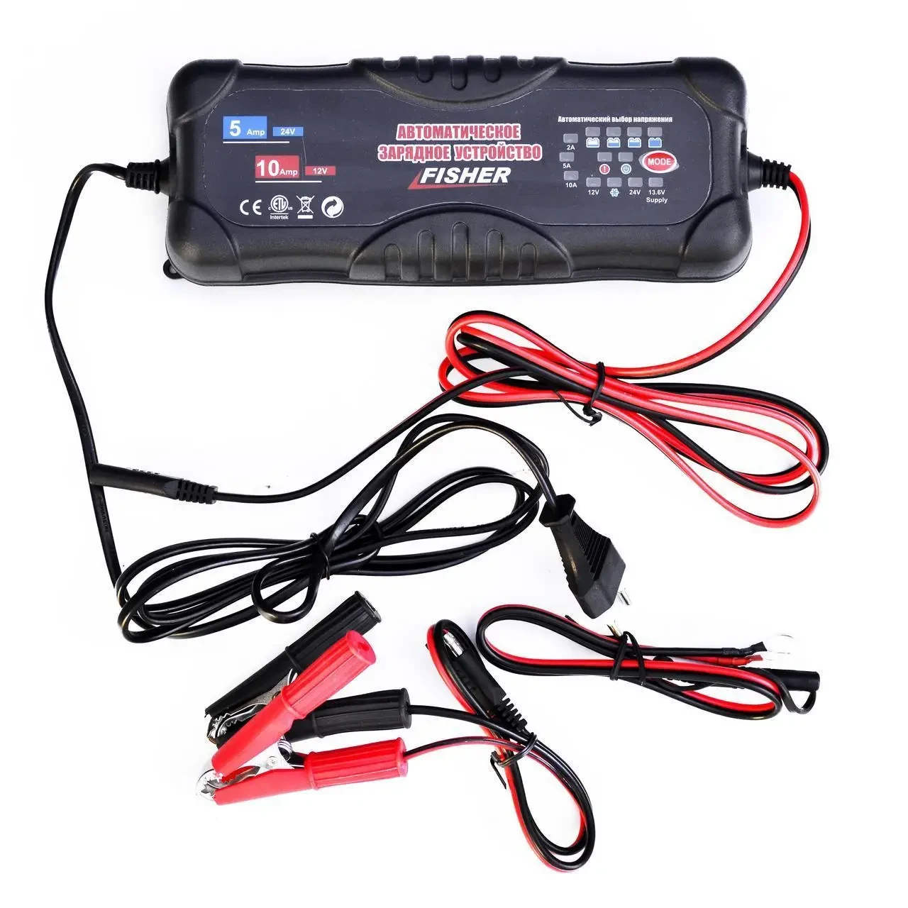 Зарядний пристрій Fisher 2/5/10А 12/24V (2187473710)