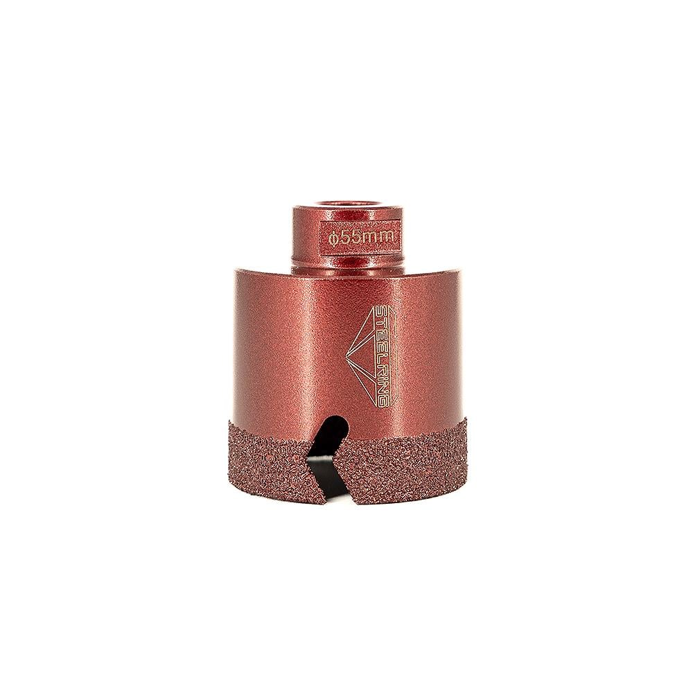Коронка алмазная STEELRING под болгарку 55 мм Red (VBDD55)