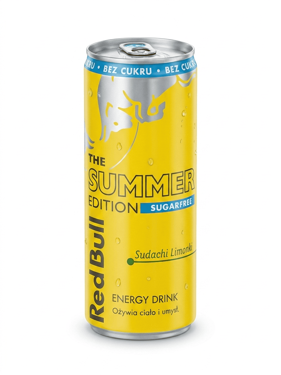 Энергетический напиток Red Bull Summer Edition Sugar Free Sudachi Lime 250 мл (3048452996)