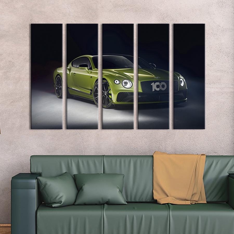 Картина на холсте Лимитированное авто Bentley Continental GT 155x95 см (1288-51)