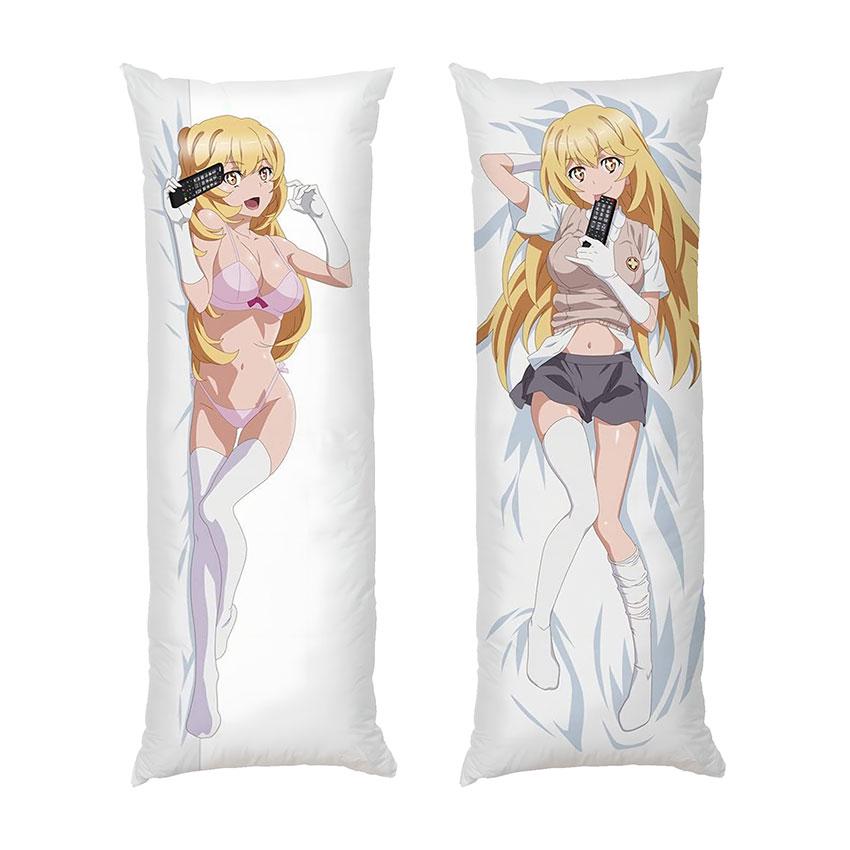 Подушка дакимакура Pretty blond girl Anime Picture габардин 180х60 см (112422-4)
