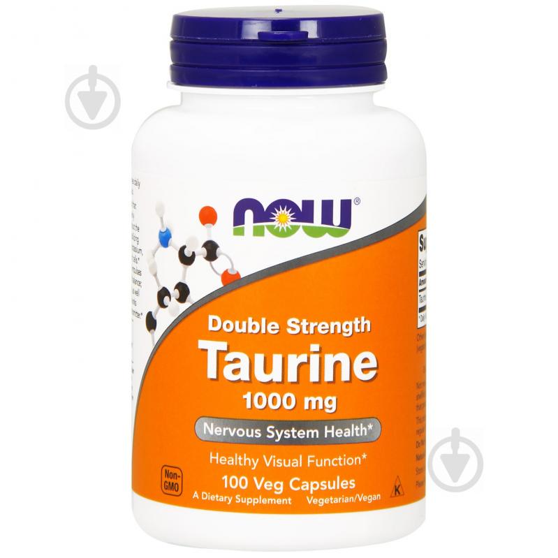 Таурин 1000 мг Now Foods 100 гелевых капсул (NF0142)