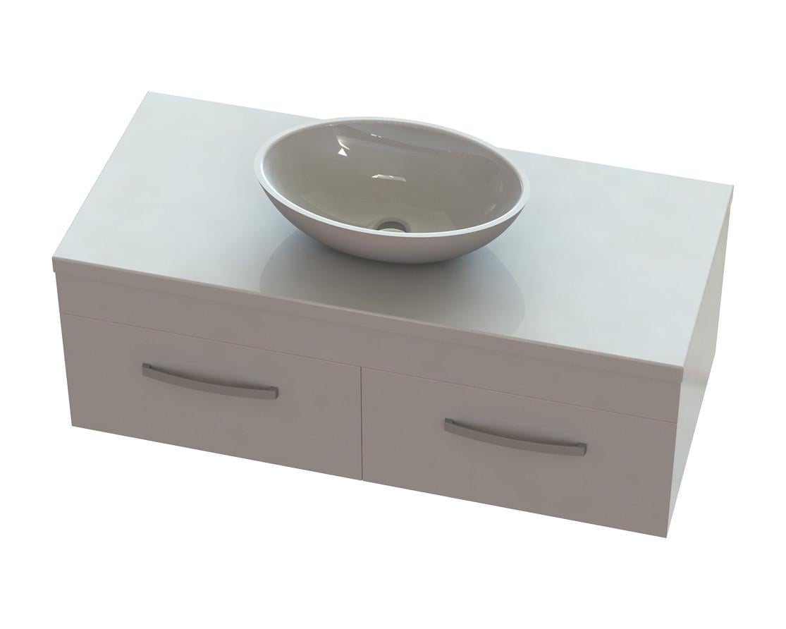 Тумба Венера А200 с умывальником Фиеста Черный глянец (1882349005)