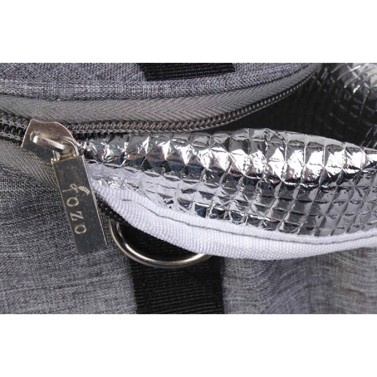 Термосумка Олень круглая с наплечным ремнем Серый - фото 8 Термосумка Олень круглая с наплечным ремнем Серый - фото 8