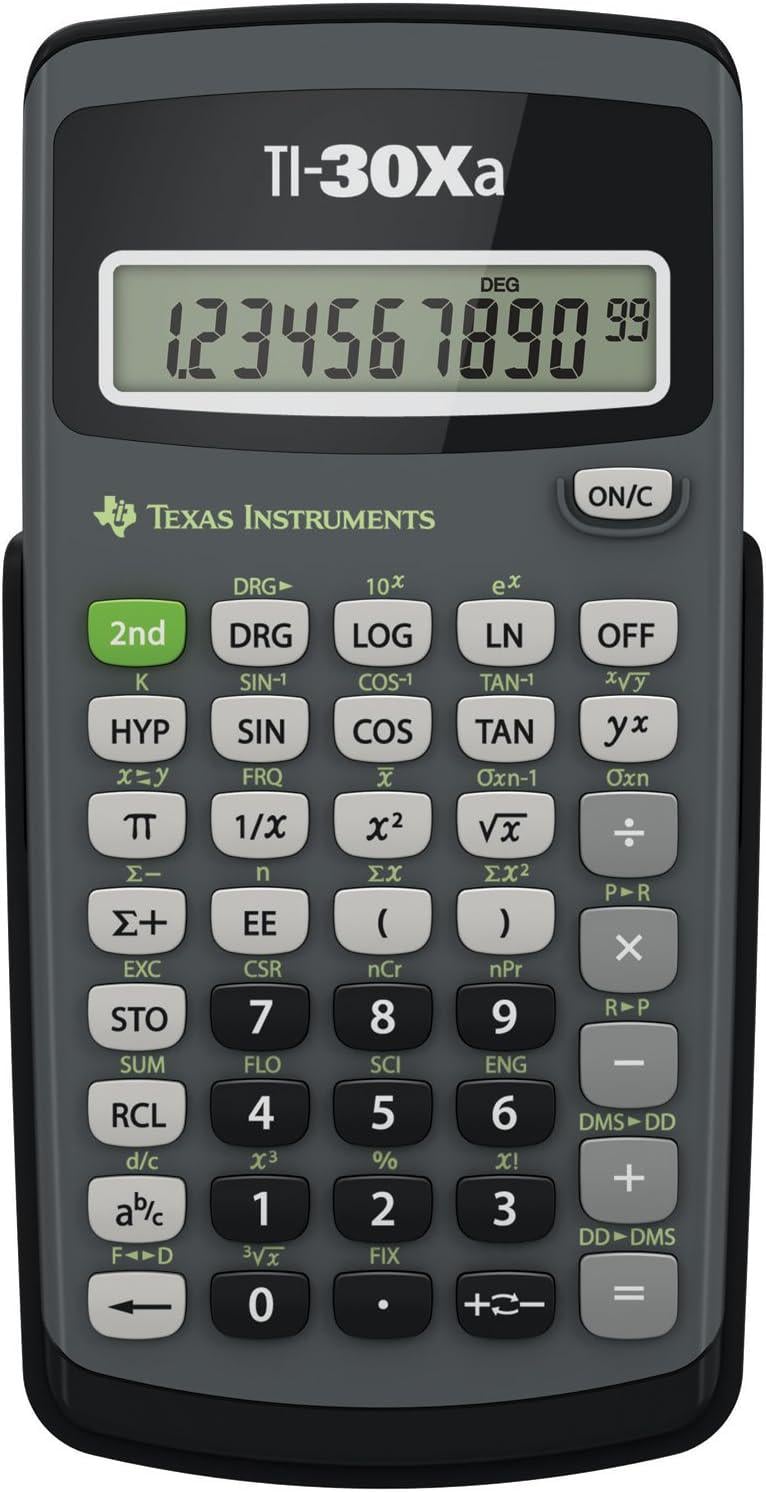 Калькулятор научный Texas Instruments TI-30Xa Scientific Calculator Калькулятор научный Texas Instruments TI-30Xa Scientific Calculator