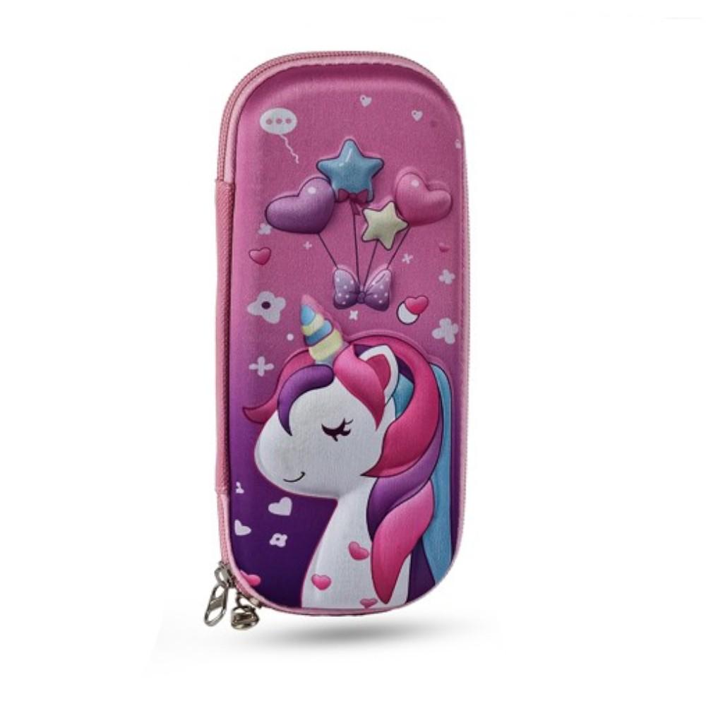 Пенал-книжка школьный Stenson Unicorn 1 10х22 см Разноцветный (R97926)