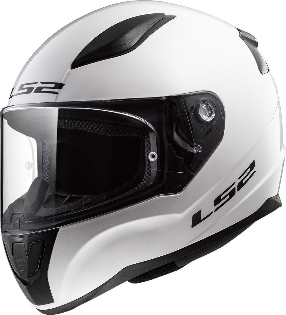 Детский мотошлем LS2 FF353J Solid L Gloss White (21292)