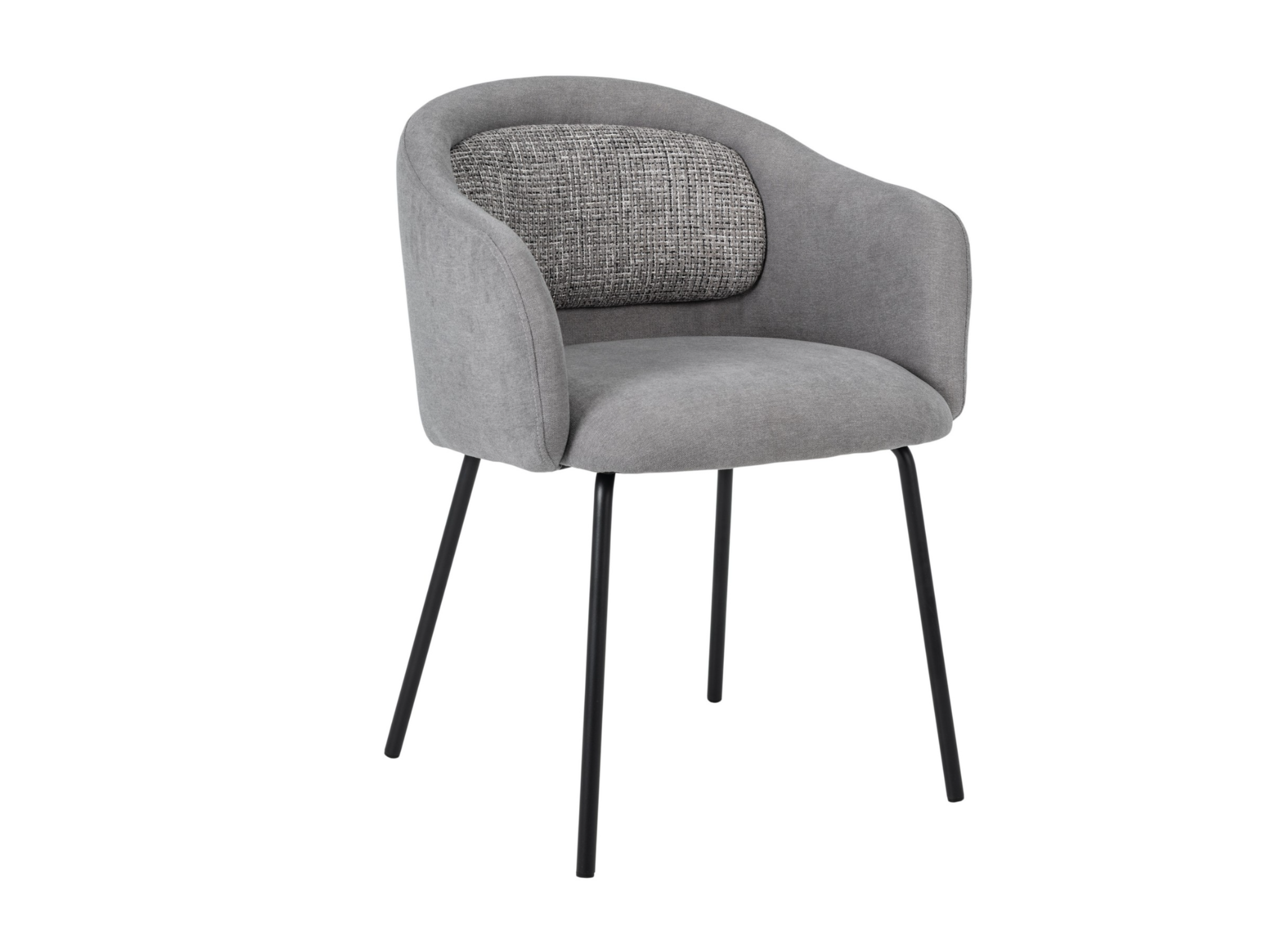 Стілець обідній Vetro Mebel Туман сірий/Чорний (M-242) - фото 1 Стілець обідній Vetro Mebel Туман сірий/Чорний (M-242) - фото 1