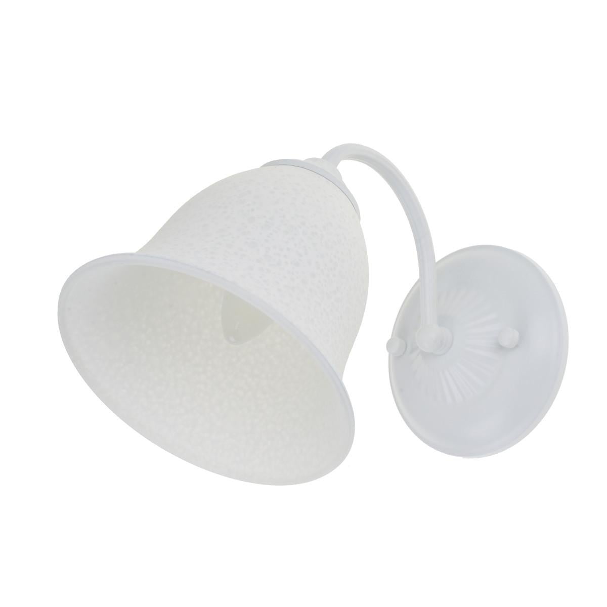Бра настенное классическое накладное Brille LK-686W/1 E27 WH 29-215