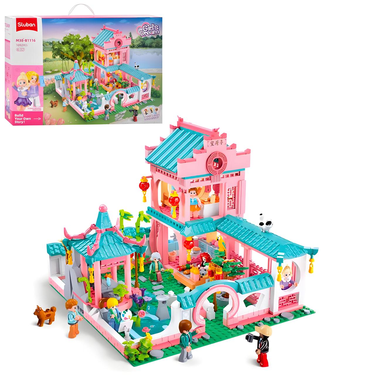 Конструктор Sluban Вілла в китайському стилі 1092 деталі (M38-B1116) - фото 3