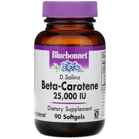 Витамин A Bluebonnet Nutrition Natural Beta-Carotene 25000 IU 90 Softgels