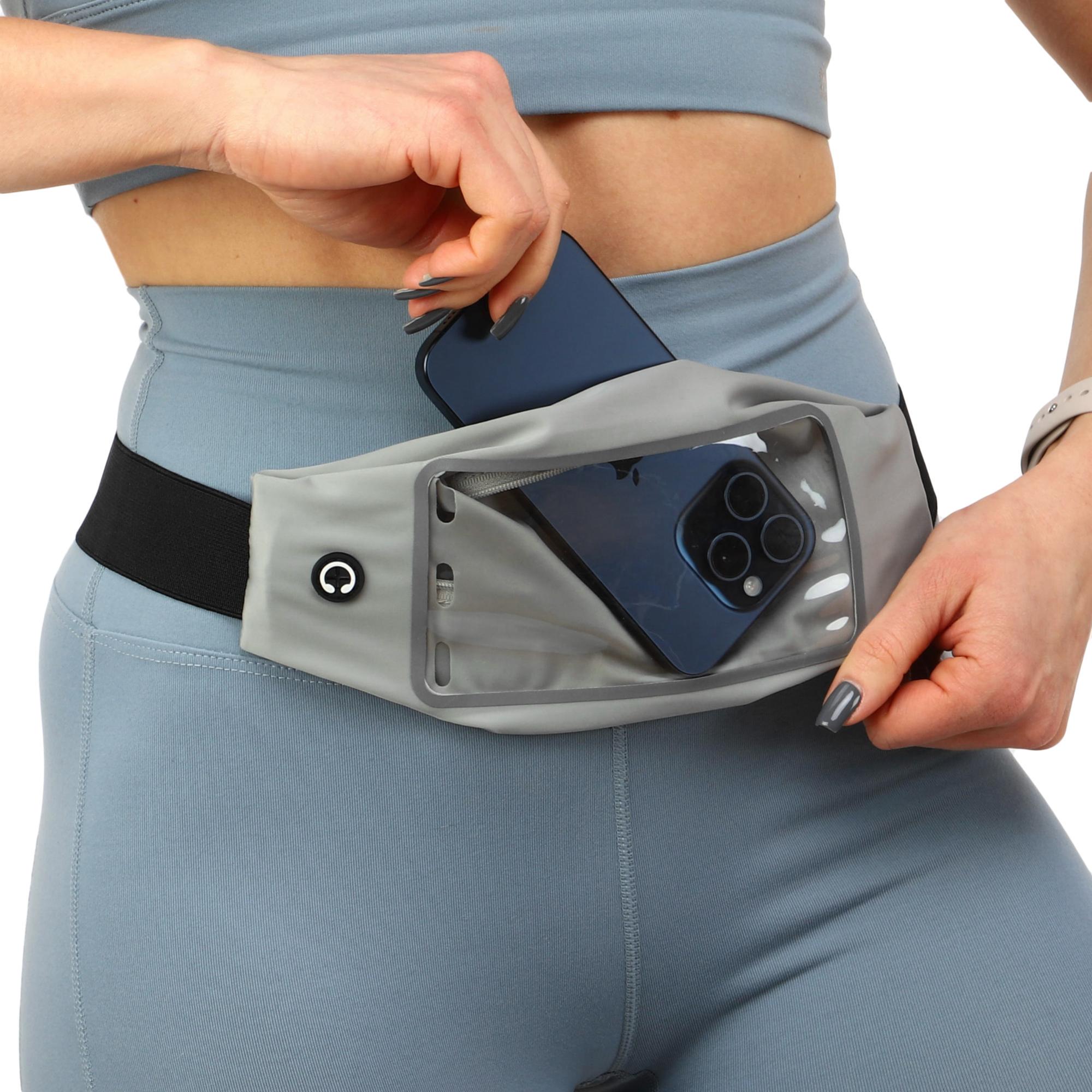 Чехол-сумка на пояс для бега GA-506 Серый (39429039) - фото 2