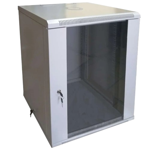 Шкаф серверный коммутационный Hypernet WMNC-15U-FLAT со стеклом 15U 600x450 мм Grey (33352943)