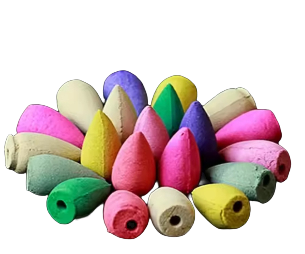 Набір пахощів конус зворотній дим водоспад 50 шт. Різнокольоровий