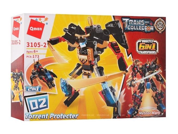 Конструктор Qman Трансформеры Torrent Protecter 173 дет.