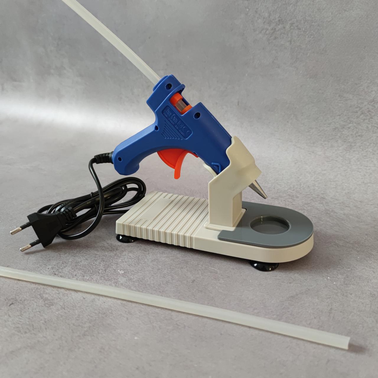 Термопістолет клейовий з підставкою та клеєм (2120249791) - фото 6 Термопістолет клейовий з підставкою та клеєм (2120249791) - фото 6