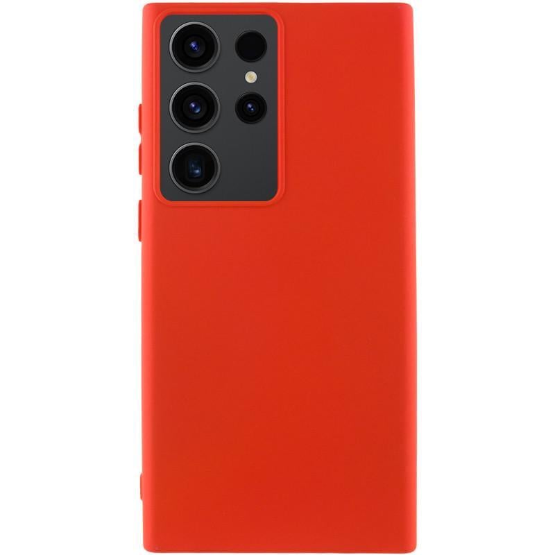 Противоударный чехол Silicone Cover Lakshmi Full Camera (AA) для Samsung Galaxy S21 Ultra Red